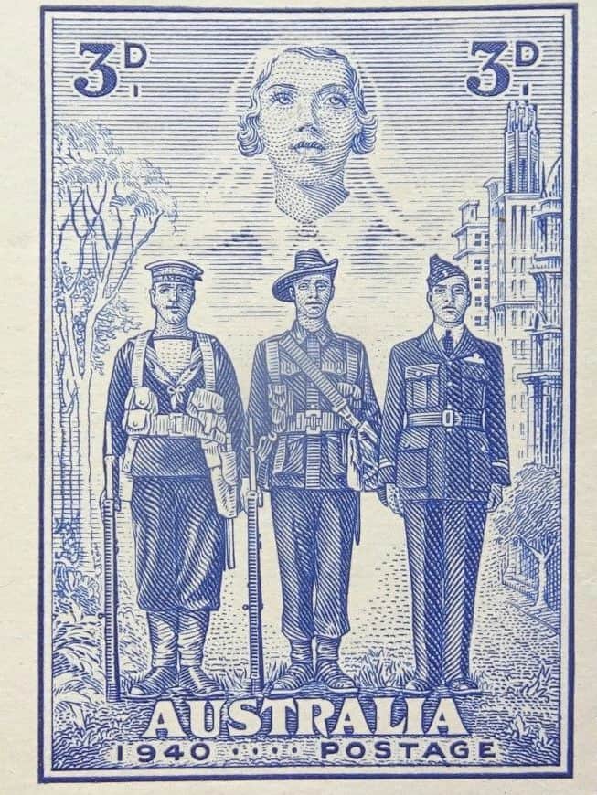 An Australian postage stamp