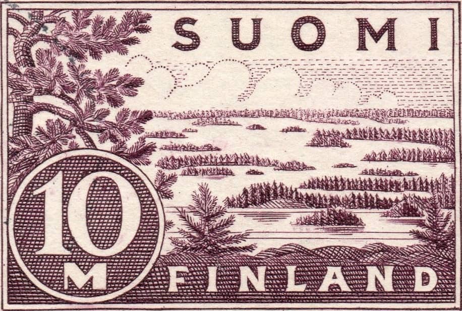 A Finnish postage stamp